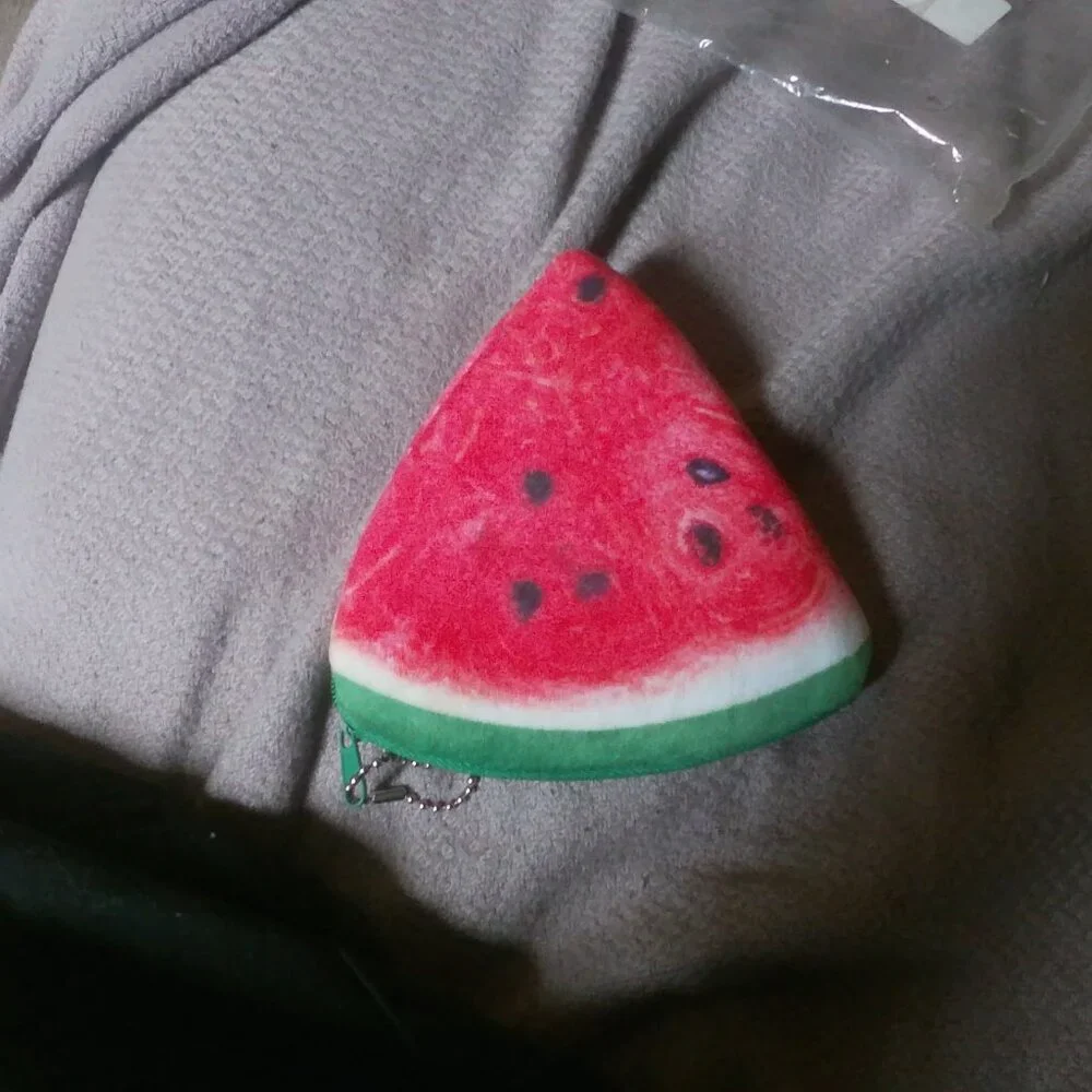 Watermelon Coin Purse, New In Bag